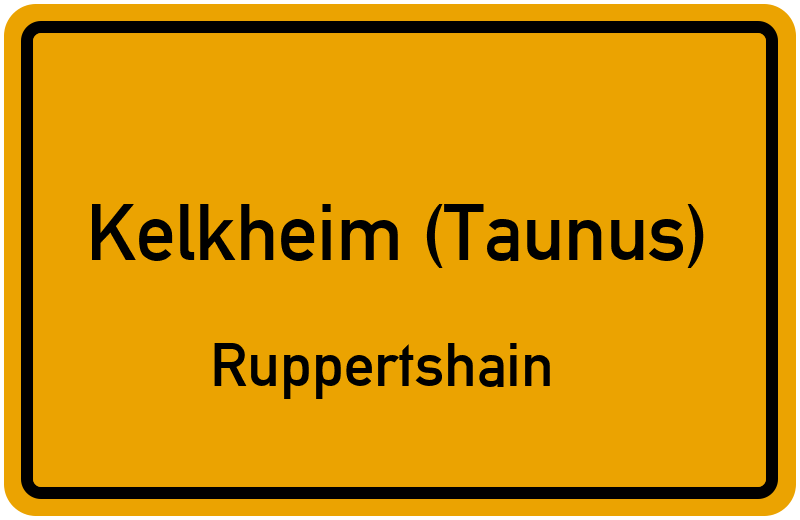 Ortsschild Kelkheim (Taunus)