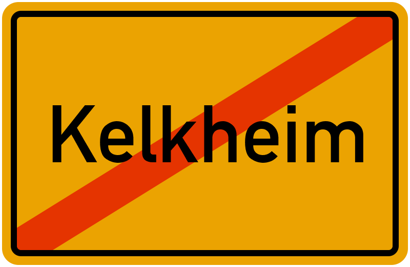 Ortsschild Kelkheim