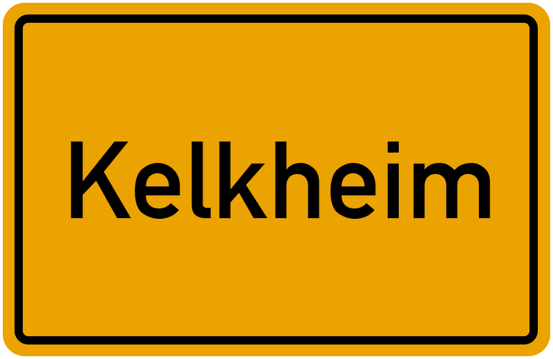 Ortsschild Kelkheim