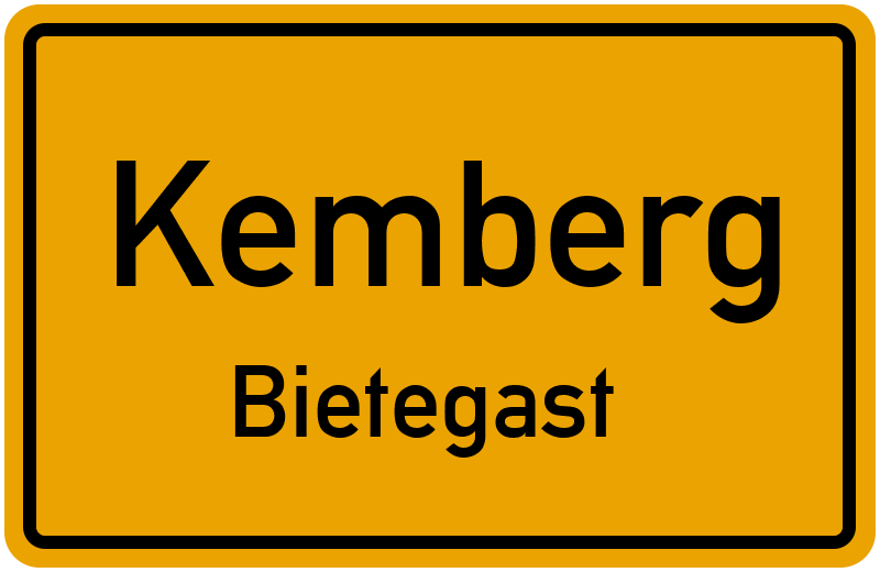 Ortsschild Kemberg