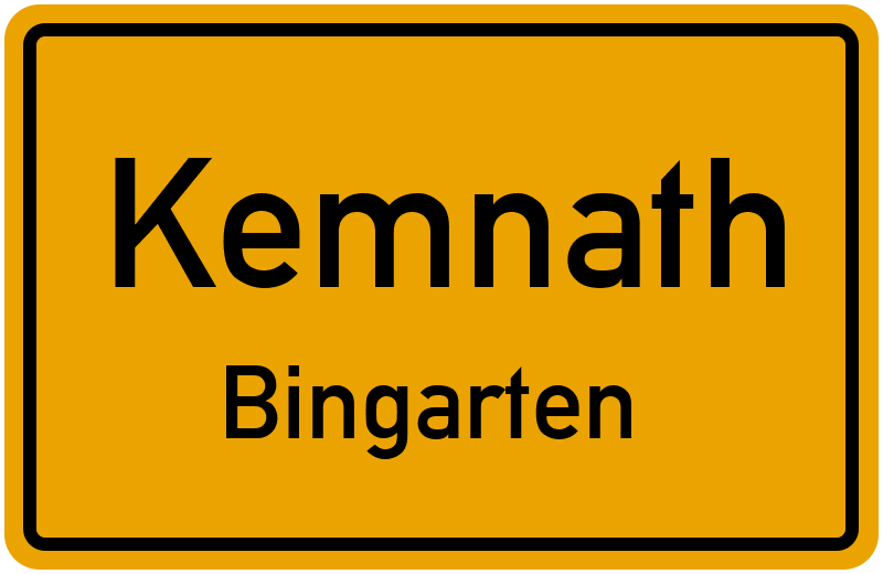 Ortsschild Kemnath