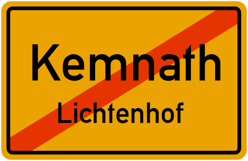 Ortsschild Kemnath