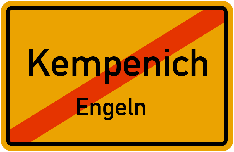 Ortsschild Kempenich
