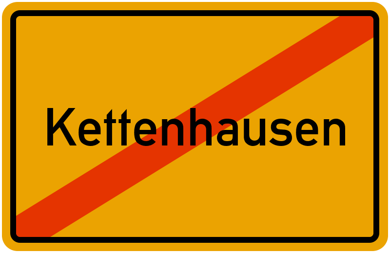 Ortsschild Kettenhausen