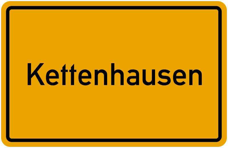 Ortsschild Kettenhausen