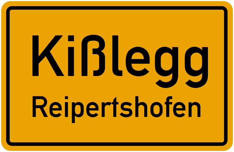 Ortsschild Kißlegg