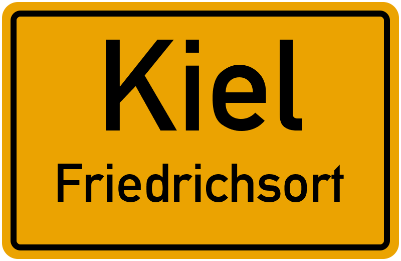Ortsschild Kiel