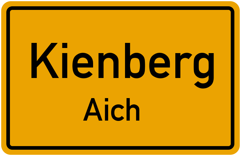 Ortsschild Kienberg
