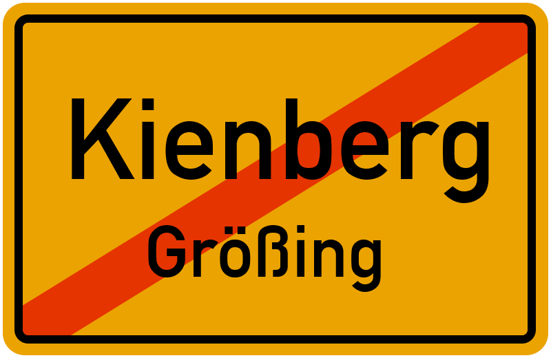 Ortsschild Kienberg