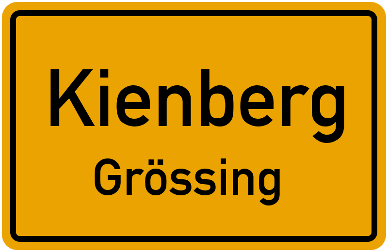 Ortsschild Kienberg