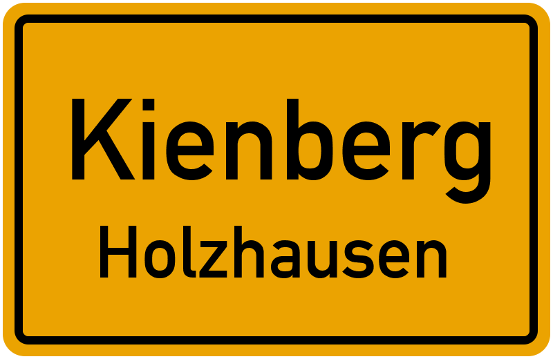 Ortsschild Kienberg