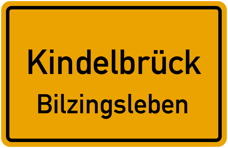 Ortsschild Kindelbrück