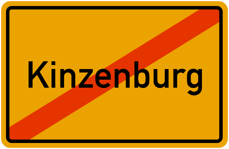Ortsschild Kinzenburg
