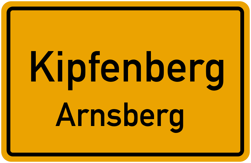 Ortsschild Kipfenberg
