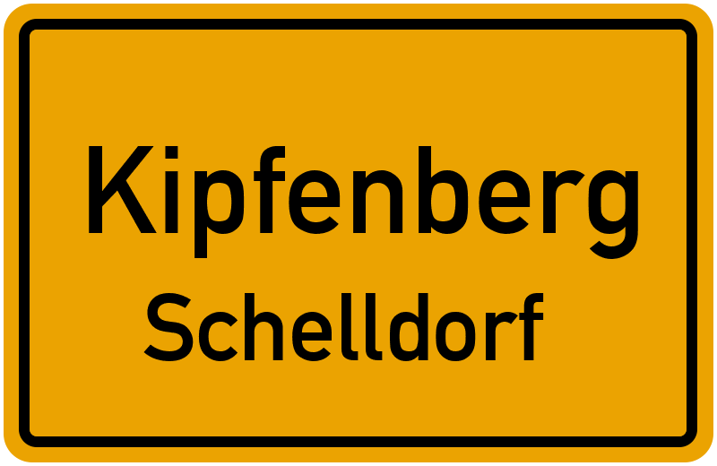 Ortsschild Kipfenberg