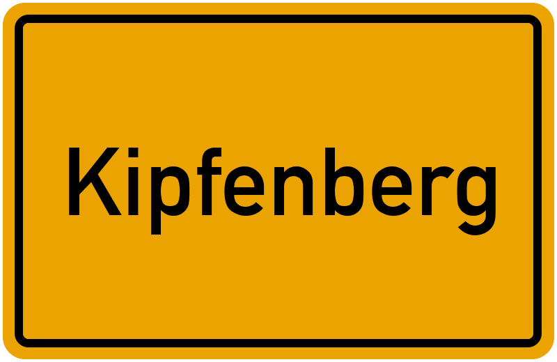 Ortsschild Kipfenberg