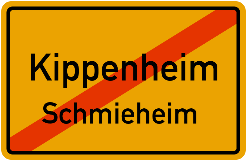Ortsschild Kippenheim