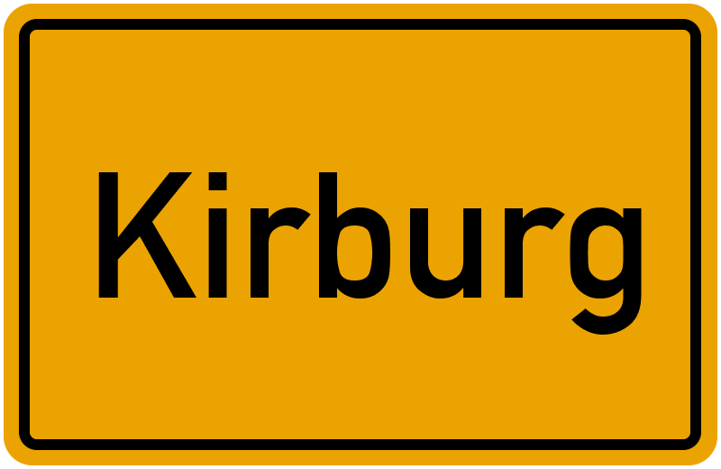 Ortsschild Kirburg