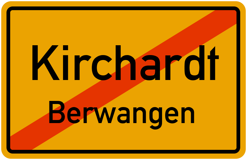 Ortsschild Kirchardt