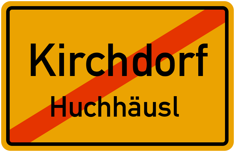 Ortsschild Kirchdorf