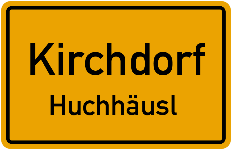 Ortsschild Kirchdorf