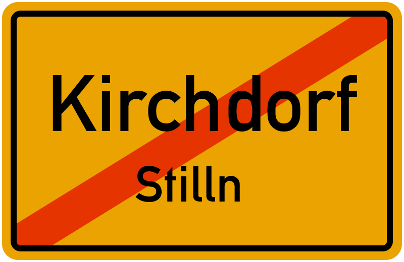 Ortsschild Kirchdorf