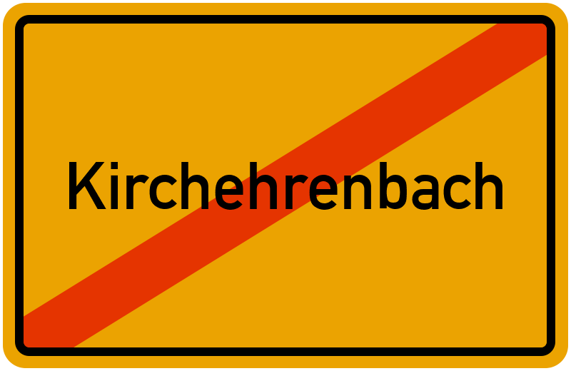 Ortsschild Kirchehrenbach