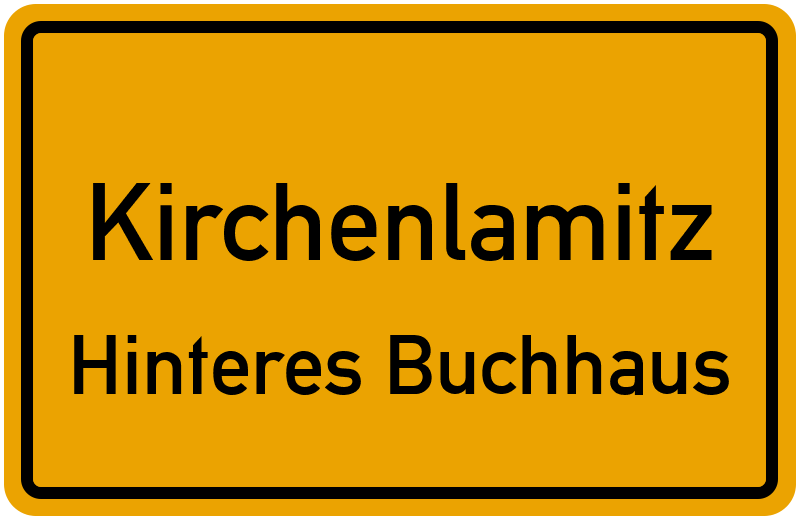 Ortsschild Kirchenlamitz