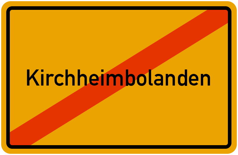 Ortsschild Kirchheimbolanden