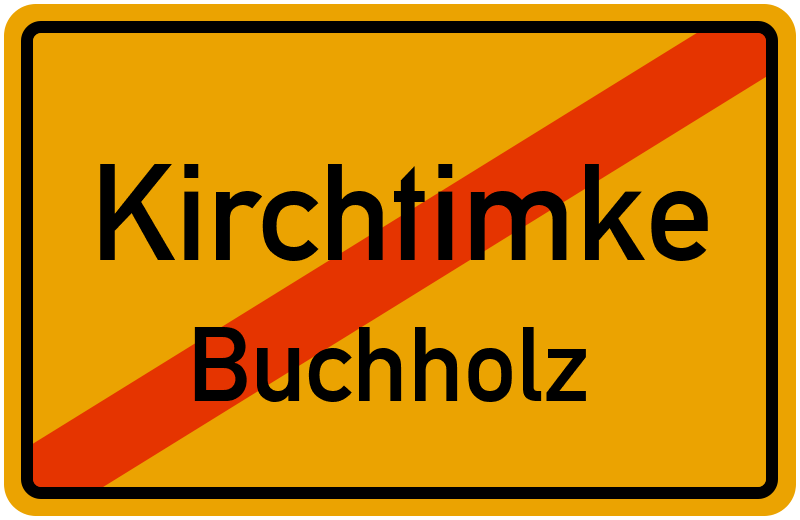 Ortsschild Kirchtimke