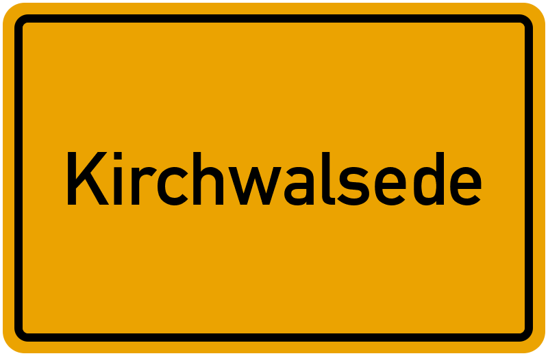 Ortsschild Kirchwalsede
