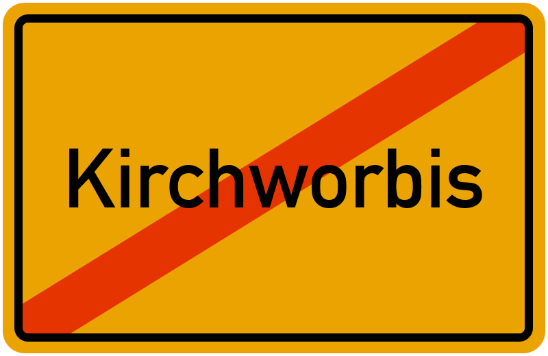 Ortsschild Kirchworbis