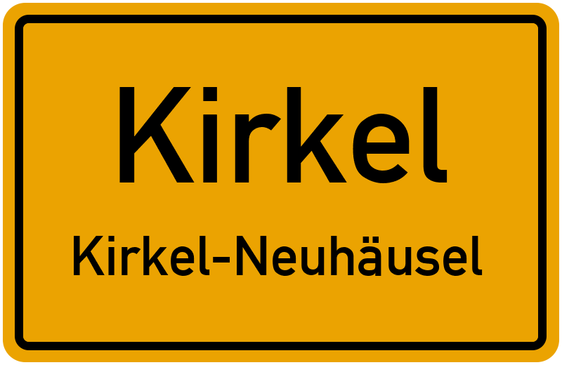 Ortsschild Kirkel