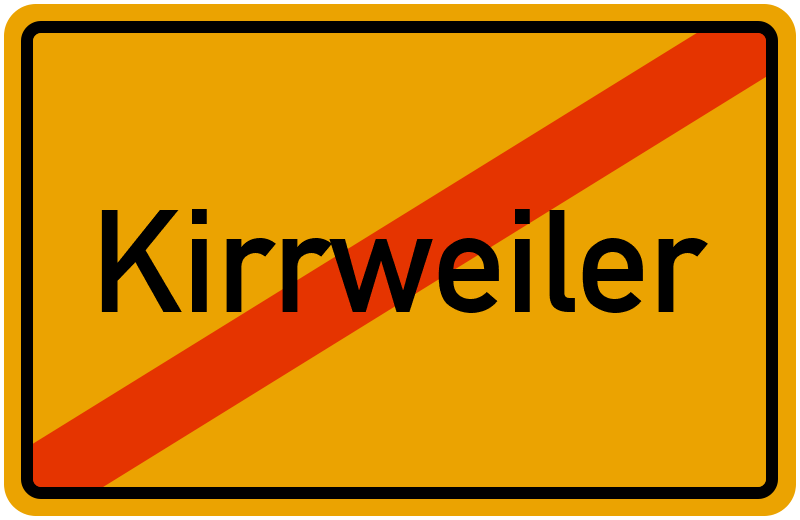 Ortsschild Kirrweiler