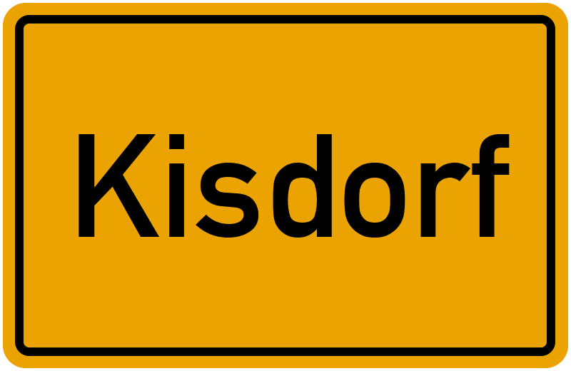 Ortsschild Kisdorf