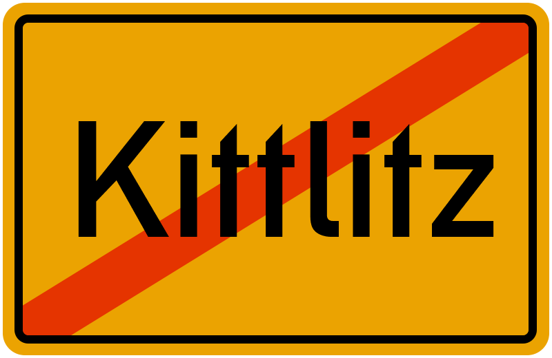Ortsschild Kittlitz