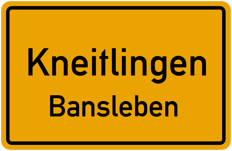 Ortsschild Kneitlingen