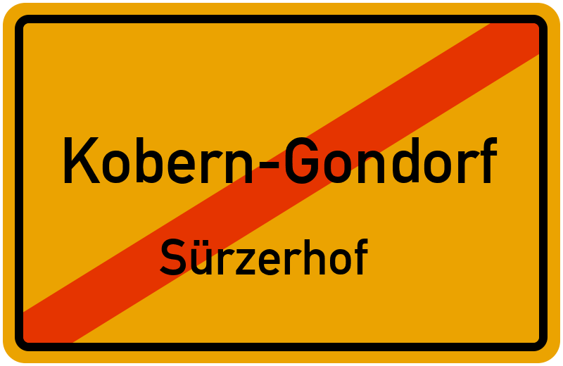 Ortsschild Kobern-Gondorf