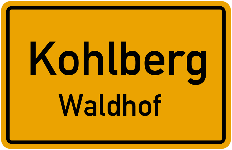 Ortsschild Kohlberg