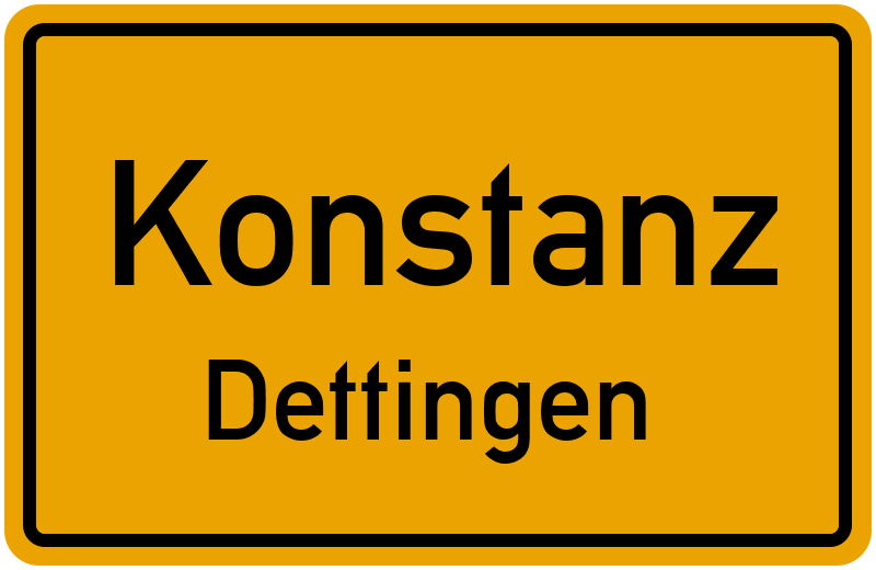 Ortsschild Konstanz
