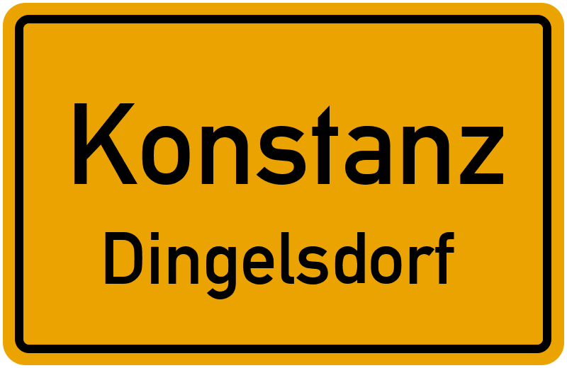 Ortsschild Konstanz