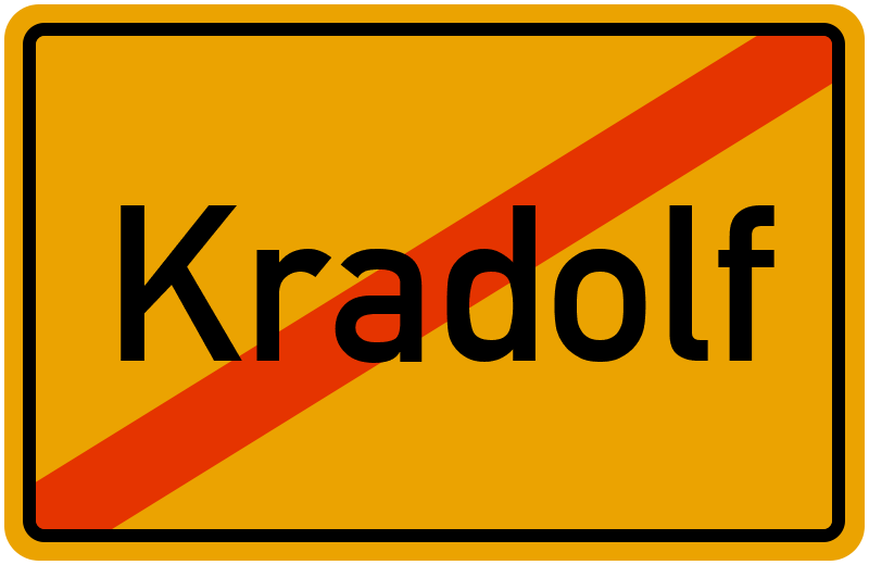 Ortsschild Kradolf