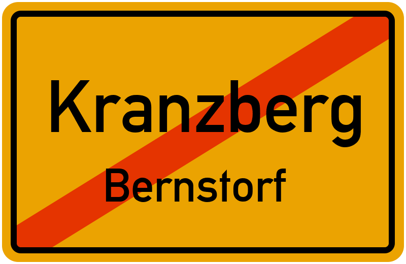 Ortsschild Kranzberg