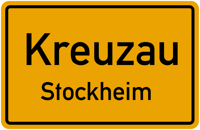 Ortsschild Kreuzau