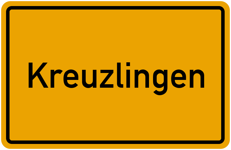 Ortsschild Kreuzlingen