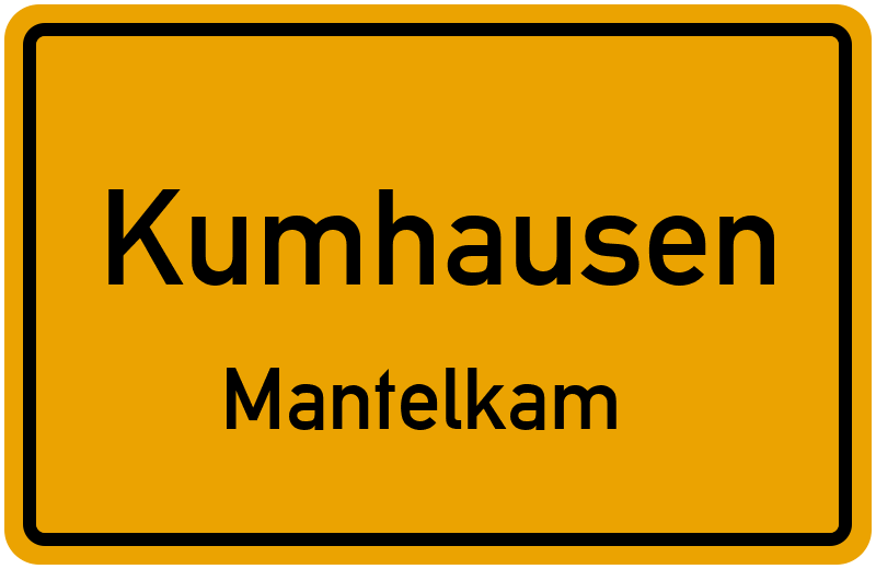 Ortsschild Kumhausen