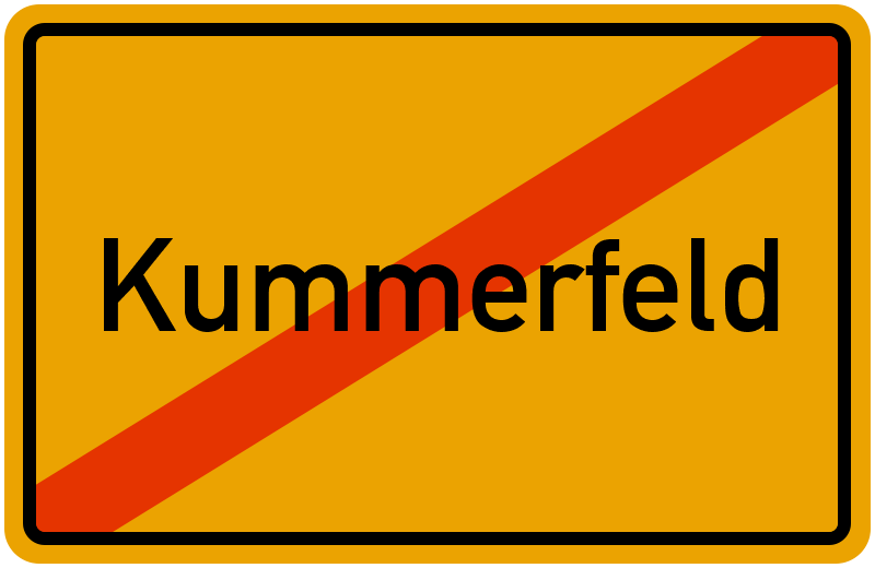 Ortsschild Kummerfeld