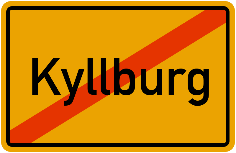 Ortsschild Kyllburg
