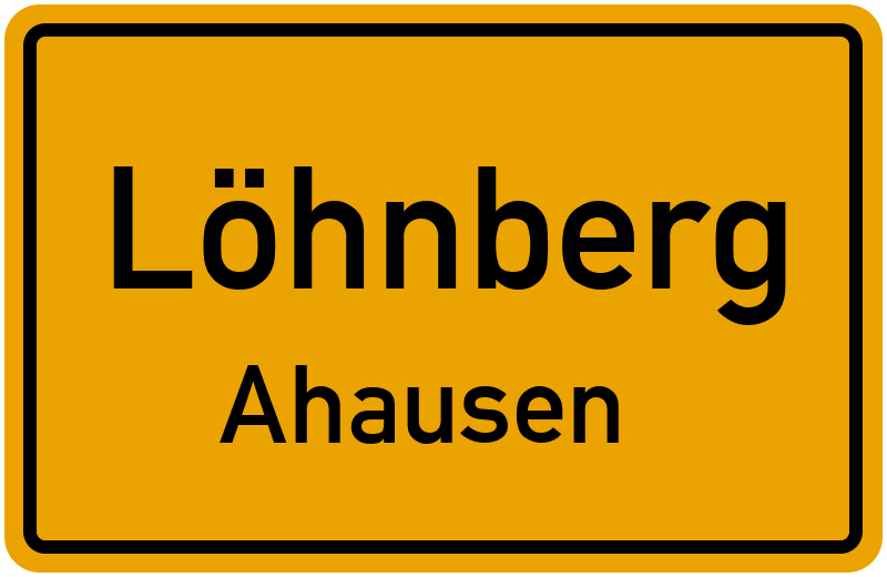 Ortsschild Löhnberg