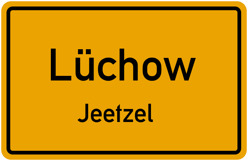 Ortsschild Lüchow